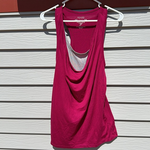 Sonoma Tops - Sonoma Size Large Magenta Racerback Tank
